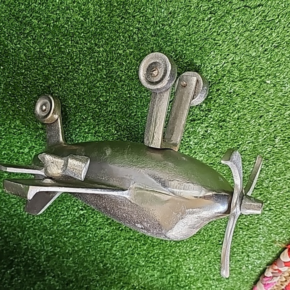 Vintage Old Solid Cast Aluminum Art Deco Style Model - Picture 3 of 14